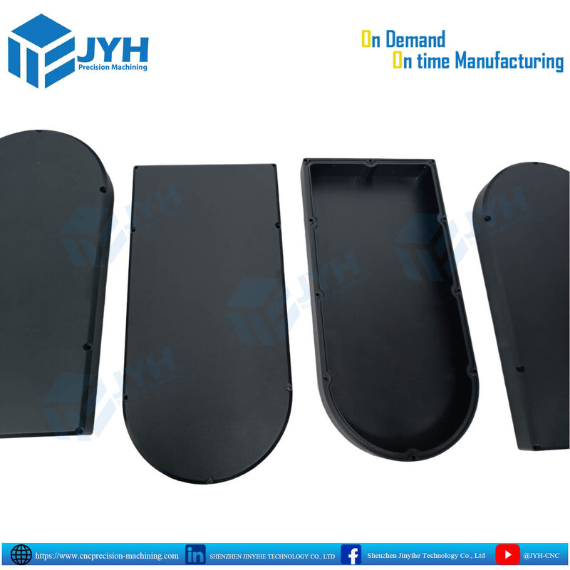 Piezas de carcasa de aluminio anodizado duro tipo III mecanizadas CNC de alta precisión para aplicaciones resistentes a la corrosión