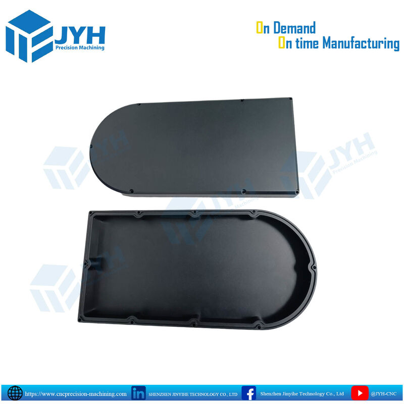 Piezas de carcasa de aluminio anodizado duro tipo III mecanizadas CNC de alta precisión para aplicaciones resistentes a la corrosión