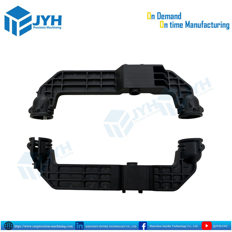 Componentes plásticos ABS negros personalizados con alta precisión dimensional, excelente resistencia al impacto y diseño ligero